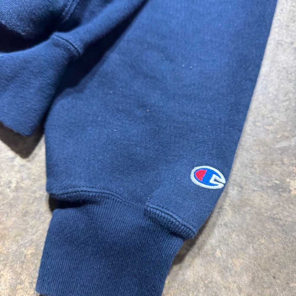 Champion Reverse Weave Navy Crewneck Sweatshirt XL Tall - Picture 3 of 5
